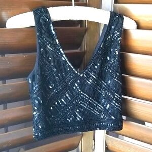 Raga Black Crop Top